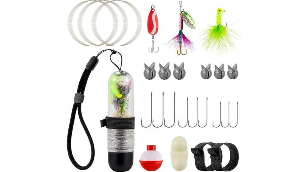 compact fishing kit for emergencies